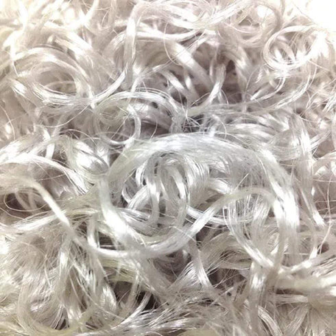 AussieSuperStore Art & Craft Essentials Stormy Grey Curly Hair 25g (in 6 colours) Curly Hair 25g (in 6 colours) | Doll Making Accessories HAIRSGY